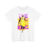 The Court Monarch Unisex Heavy Cotton Tee Basketball Power Graphic Shirt Streetwear for Athletes Hustlers and Motivational Sports Lovers