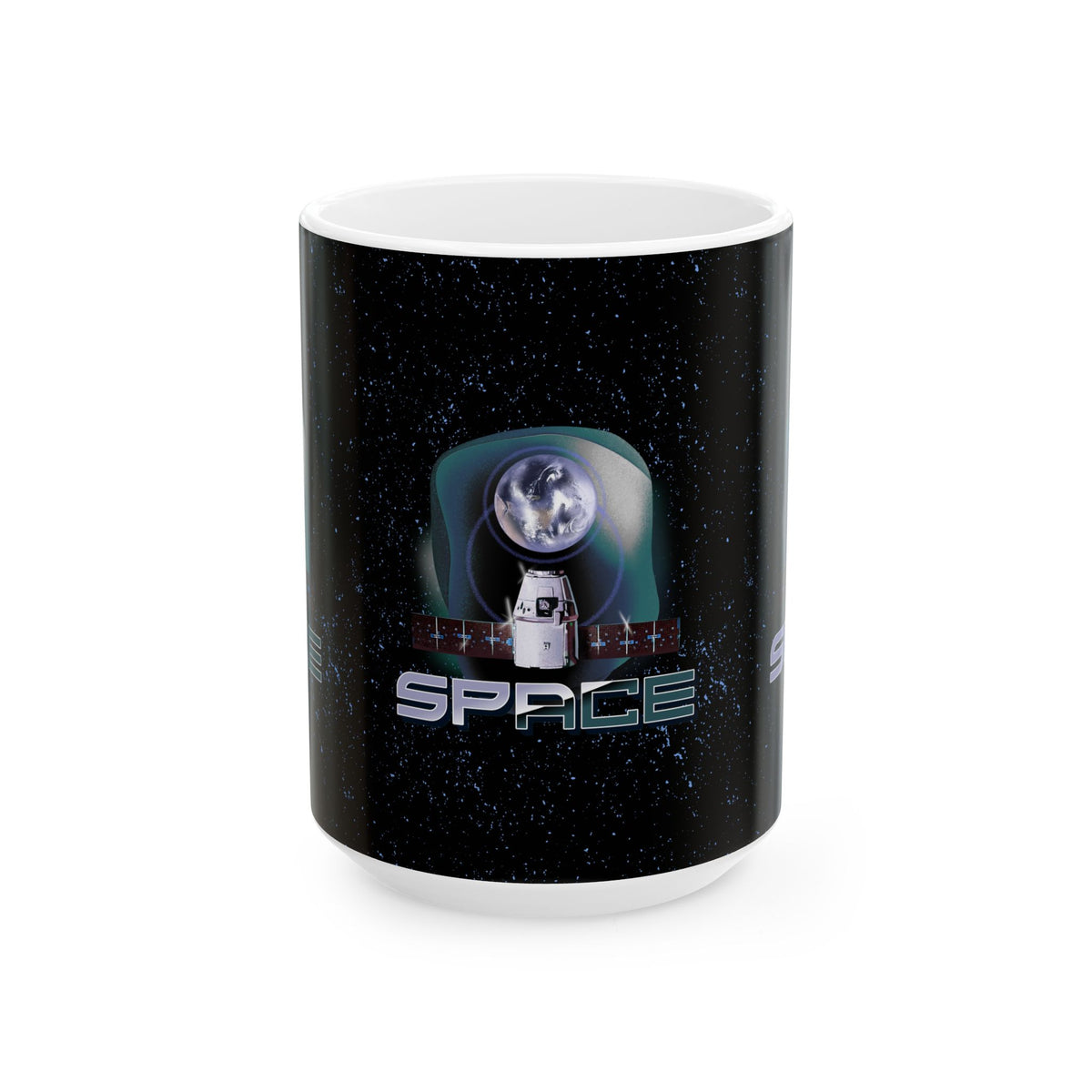 Space Exploration Ceramic Mug Coffee Cup Galaxy Earth Spaceship Astronomy Inspired Cosmic Universe Science Lover Nerd Geek Astronaut Teacher Gift