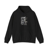 Inspire Strength Ignite Courage Graphic Unisex Hoodie Premium Streetwear Motivational Courage Statue Design