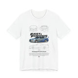 Street Racing Blueprint Car Design Unisex Jersey Short Sleeve Tee High Performance Style Premium Comfort Everyday Wear Perfect Gift For Car Lovers And Speed Enthusiasts