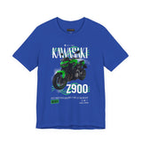 Kawasaki Z900 Green Naked Street Bike Graphic Unisex Heavy Cotton Tee Motorcycle Racing Streetwear Urban Rider Style Gift Shirt
