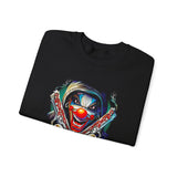 Fearless Grin Street Clown Sweatshirt Premium Urban Graphic Crewneck Streetwear Power Statement Design For Alpha Confidence And Bold Mindset