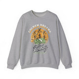 Golden Dreams Silver Reality Money Graphic Unisex Heavy Blend Crewneck Sweatshirt Hustler Motivational Dollar Cash Streetwear