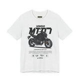 Yamaha MT 07 Inspired Naked Bike Motorcycle Graphic Unisex Heavy Cotton Tee Premium Streetwear T Shirt for Riders Bikers Moto Enthusiasts Everyday Wear