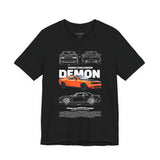 Firestorm Muscle Car Blueprint Design Unisex Heavy Cotton Tee Powerful Retro Performance Art Shirt for Streetwear Lovers & Collectors