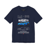 Blue Hypercar Artwork Unisex Heavy Cotton Tee High Speed Performance Inspired Streetwear Graphic Shirt For Car Enthusiasts And Automotive Art Collectors