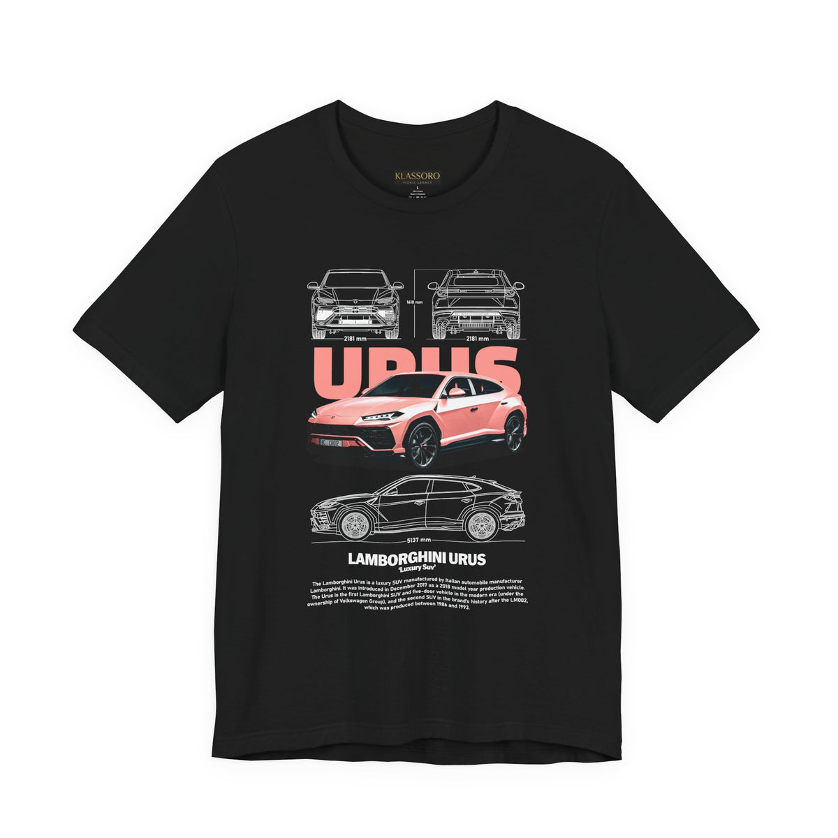 Lamborghini Urus Super SUV Inspired Illustrated High Performance Luxury Sports Utility Vehicle Graphic T Shirt Exotic Automotive Streetwear Bold Power Lifestyle Gift For Supercar SUV Fans