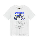 Yamaha YZ125 Inspired Motocross Blueprint Unisex Heavy Cotton Tee Dirt Bike Racing Graphic Shirt Streetwear Gift For Riders