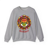 Kathakali Crewneck Unisex Sweatshirt Heavy Blend Pullover Kerala Traditional Dance Art Graphic Indian Culture Onam Festival Malayalam Heritage Design