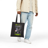 The Charmer Cotton Canvas Tote Bag Futuristic Butterfly Neon Cyber Aesthetic Artistic Streetwear Eco Friendly Reusable Shopping Bag