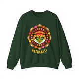 Unisex Kathakali Crewneck Sweatshirt Heavy Blend Pullover Kerala Traditional Dance Art Graphic Indian Culture Onam Festival Malayalam Heritage Design