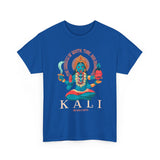 Kali Goddess Unisex Heavy Cotton T Shirt Hindu Spiritual Graphic Tee Maa Kali Mahakali Divine Shakti Protector Destroyer Of Evil Indian Mythology Devotional Streetwear Festival Wear Gift For Navratri...