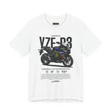 Yamaha YZF R3 Monster Energy Inspired Unisex Heavy Cotton Tee Racing Motorcycle Streetwear Graphic T Shirt Gift For Riders Bikers Moto Fans Casual Wear