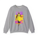 The Court Monarch Unisex Sweatshirt Motivational Basketball Streetwear Bold Athletic Pullover for Champions Dreamers and Sports Lovers