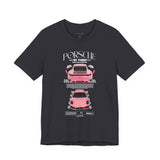 Luxury Pink Turbo Sports Car Inspired Graphic T Shirt Premium Supercar Aesthetic Streetwear Unisex Tee High Performance Auto Art Fashion For Car Lovers