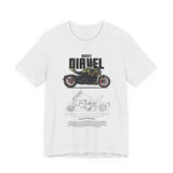 Ducati Inspired Power Cruiser Motorcycle Graphic Unisex Heavy Cotton Tee Premium Streetwear T Shirt for Riders Bikers Enthusiasts and Everyday Wear