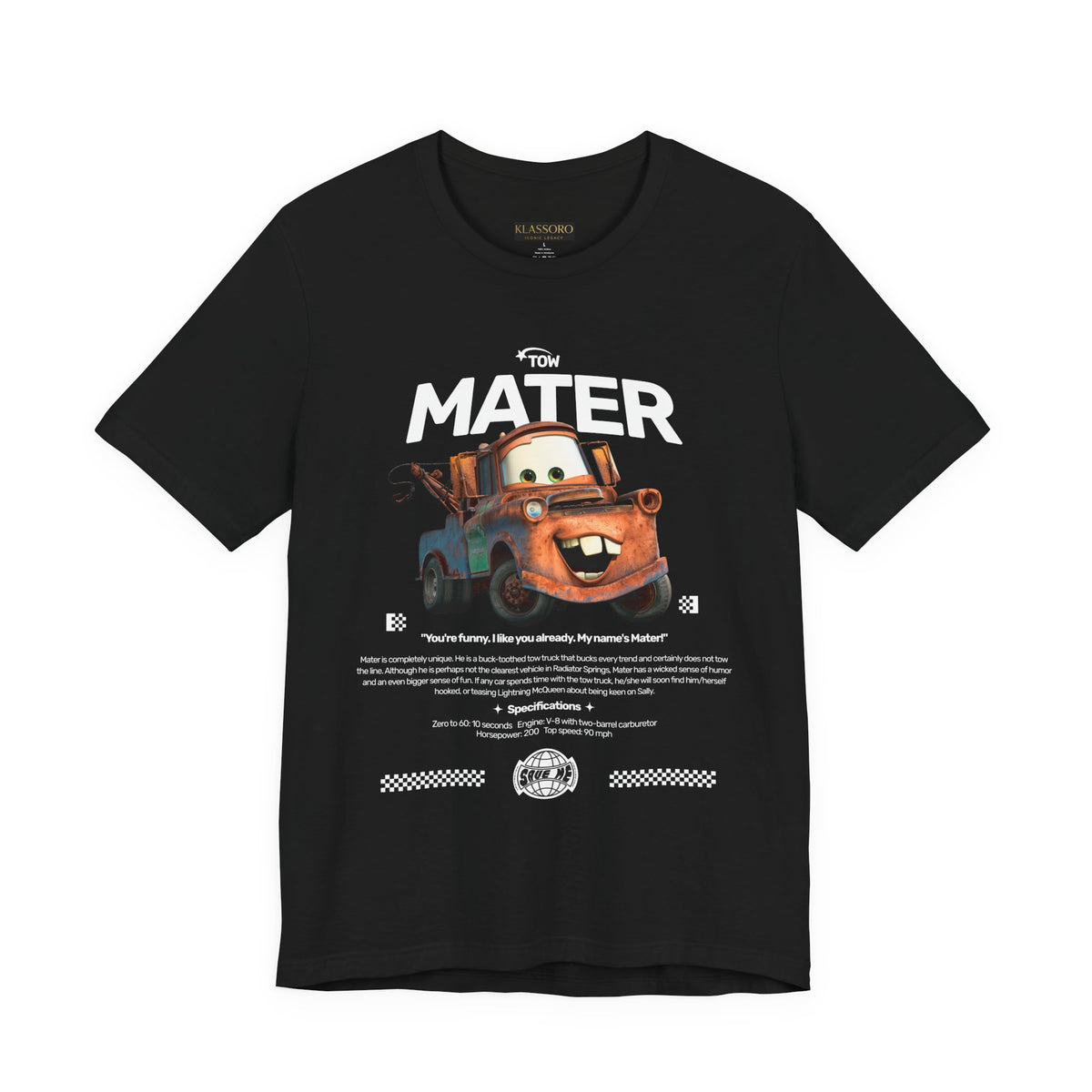 Classic Tow Truck Character Inspired Illustrated Cartoon Vehicle Graphic T Shirt Vintage Rusty Truck Humor Automotive Streetwear Fun Roadside Rescue Art Gift For Car Lovers
