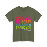 Unisex Ho’oponopono T Shirt Healing Affirmation Tee Spiritual Gratitude Mindfulness Inspired Positive Energy Heavy Cotton Graphic Top