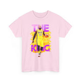 The Court Monarch Unisex Heavy Cotton Tee Basketball Power Graphic Shirt Streetwear for Athletes Hustlers and Motivational Sports Lovers