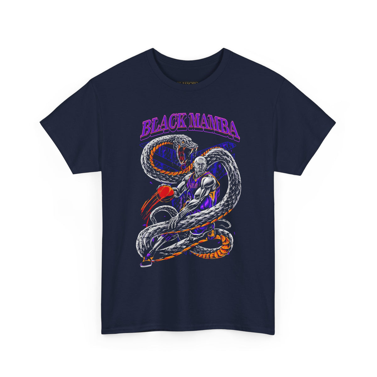 Mamba Unisex Heavy Cotton Tee Bold Serpent Power Graphic Streetwear Design Athletic Hustle Energy Inspired TShirt Symbol of Strength Resilience and Inner Mastery