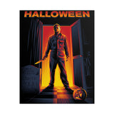 The Silent Stalker Matte Vertical Poster Retro Horror Wall Art Dark Cinematic Halloween Décor Gift for Horror Fans and Fall Aesthetic Homes