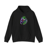 Symbiotic Madness Unisex Hoodie Bold Gothic Streetwear Dark Psychological Art Design Cozy Heavy Blend Sweatshirt for Visionaries, Creators, and Fearless Souls