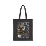 Fearless Devotion Cotton Canvas Tote Bag Classical Art Courage Loyalty Commitment Symbolism Streetwear