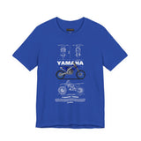 YZ250 Inspired Motocross Blueprint Unisex Heavy Cotton Tee Racing Dirt Bike Graphic Streetwear Gift
