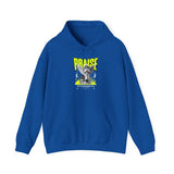 Praise Angel Statue Graphic Unisex Heavy Blend Hooded Sweatshirt Gothic Spiritual Streetwear Hoodie