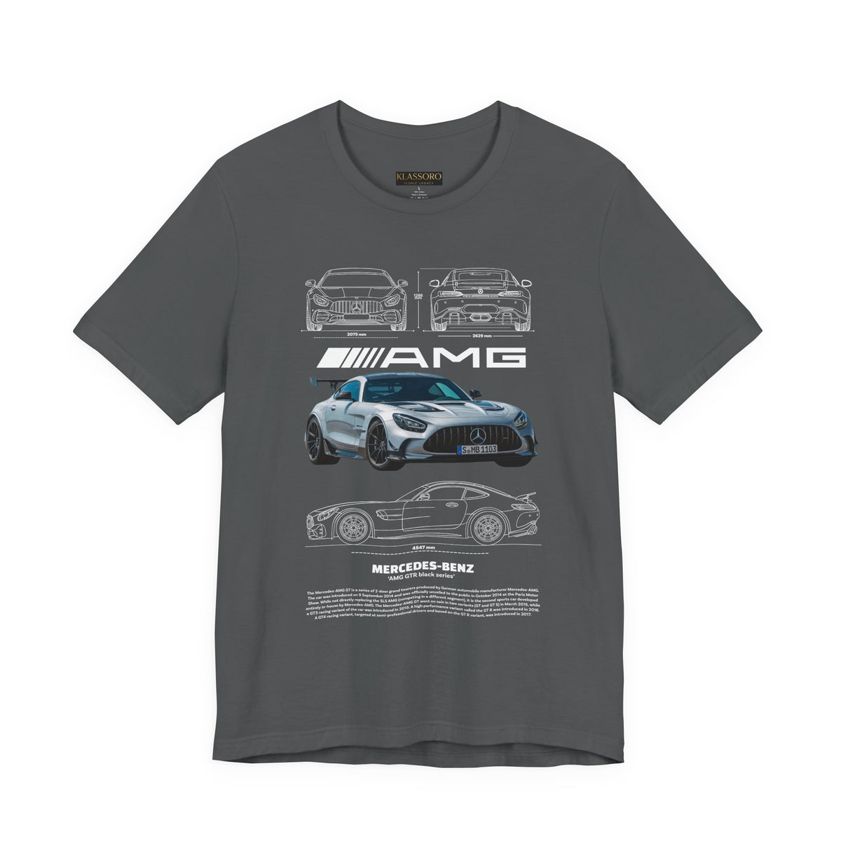 Aggressive Silver Widebody Supercar Blueprint Unisex Heavy Cotton Tee Performance Street Machine Graphic Shirt For Car Lovers And Gearheads