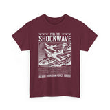Feel The Shockwave Horizon Force Airplane Graphic Unisex Heavy Cotton Tee Military Aviation Streetwear T Shirt