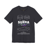 Graffiti Street Art A90 Tuner Car Graphic Unisex Heavy Cotton Tee for Drift Fans Performance Lovers and Urban Streetwear Style