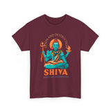 Lord Shiva Death And Destruction Dance And Regeneration Unisex Graphic T Shirt Mahadev Mahakal Devotional Hindu Spiritual Cotton Tee Trishul Rudraksha Festival Wear India