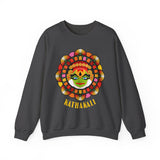 Unisex Kathakali Crewneck Sweatshirt Heavy Blend Pullover Kerala Traditional Dance Art Graphic Indian Culture Onam Festival Malayalam Heritage Design