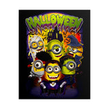 Halloween Cartoon Monsters Matte Vertical Poster Spooky Wall Art for Home Décor Fun Halloween Gift for Horror Lovers and Fall Aesthetic Rooms