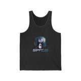 Space Exploration Tank Top Unisex Jersey Sleeveless Shirt Galaxy Earth Spaceship Astronomy Inspired Cosmic Science Lover Nerd Geek Astronaut Fitness Tee