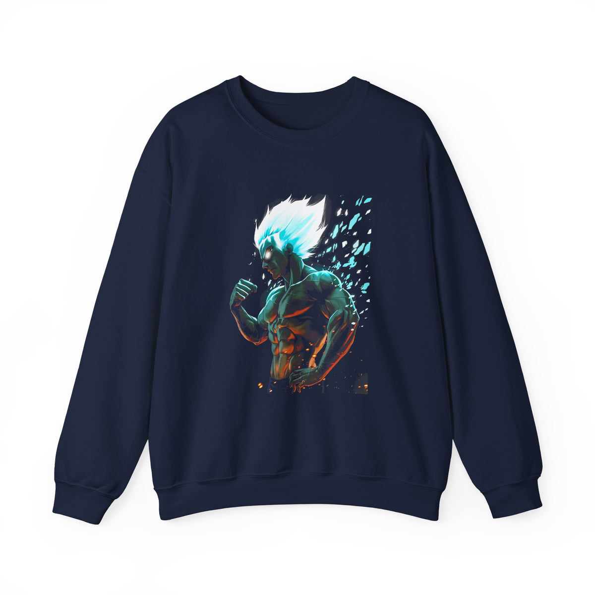 Limit Break Energy Unisex Sweatshirt Motivational Streetwear Power Graphic For Gym Lifestyle Anime Inspired Bold Confidence And Inner Focus