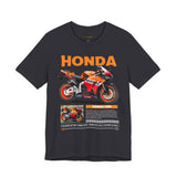 Honda CBR Racing Motorcycle Graphic Tee Superbike Track Inspired Sport Bike T Shirt For Riders Speed Lovers Motorsport Streetwear Gift