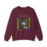 Stalked By Spectator Cyberpunk Anime Glitch Unisex Heavy Blend Crewneck Sweatshirt Japanese Streetwear Pullover