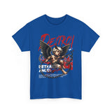 Betrayed Angel Destroy Graphic Unisex Heavy Cotton T Shirt Edgy Gothic Streetwear Bold Motivational Urban Fashion Outfit