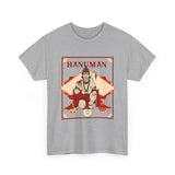Lord Hanuman Graphic T Shirt Bajrangbali Ram Bhakt Devotional Hindu Spiritual Festival Wear Unisex Cotton Tee Hanuman Jayanti Temple Outfit Indian Cultural Streetwear Gift