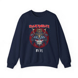 Strategic Warrior Unisex Sweatshirt Bold Samurai Graphic Streetwear for Focused Hustlers, Visionaries, and Alpha Souls