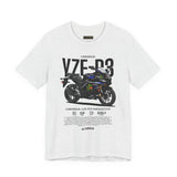 Yamaha YZF R3 Monster Energy Inspired Unisex Heavy Cotton Tee Racing Motorcycle Streetwear Graphic T Shirt Gift For Riders Bikers Moto Fans Casual Wear