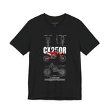 CX 250R Motocross Blueprint Graphic Tee Dirt Bike Racing Motorcycle T Shirt For Riders Off Road Enthusiasts Streetwear Gift For Bikers Motorsport Fans
