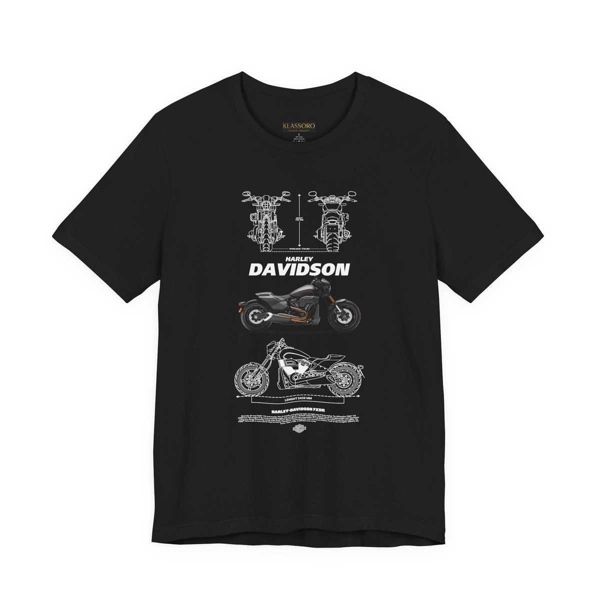 Harley Davidson FXDR Inspired Power Cruiser Motorcycle Graphic Unisex Heavy Cotton Tee Premium Streetwear T Shirt for Riders Bikers Enthusiasts Bold Everyday Wear 02