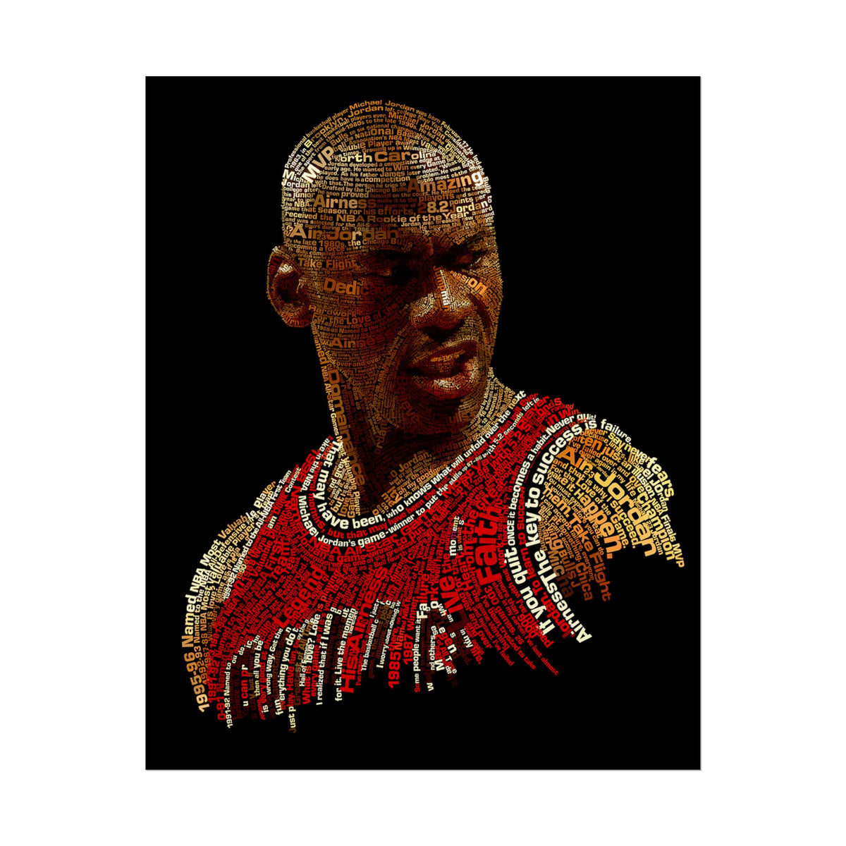 The Champion Within Glossy Motivational Poster Collector Edition Red Gold Typography Art Print For Offices Gyms Studios Homes Of Dreamers And High Achievers