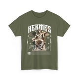 Hermes Greek Mythology Unisex Heavy Cotton Tee Ancient God of Communication and Travel Streetwear Graphic T Shirt