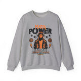 Mask Power Anonymous Strength Graphic Unisex Heavy Blend Crewneck Sweatshirt Bold Urban Hacker Inspired Streetwear Empowerment Pullover