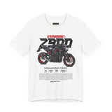 Z900 Streetfighter Blueprint Unisex Heavy Cotton Tee Naked Bike Inspired Performance Motorcycle Graphic Streetwear Gift Red