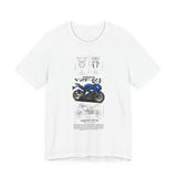 YZF-R1 Motorcycle Inspired Tee Japanese Liter Class Superbike Graphic Unisex Heavy Cotton Tee Racing Blueprint Streetwear Art Gift